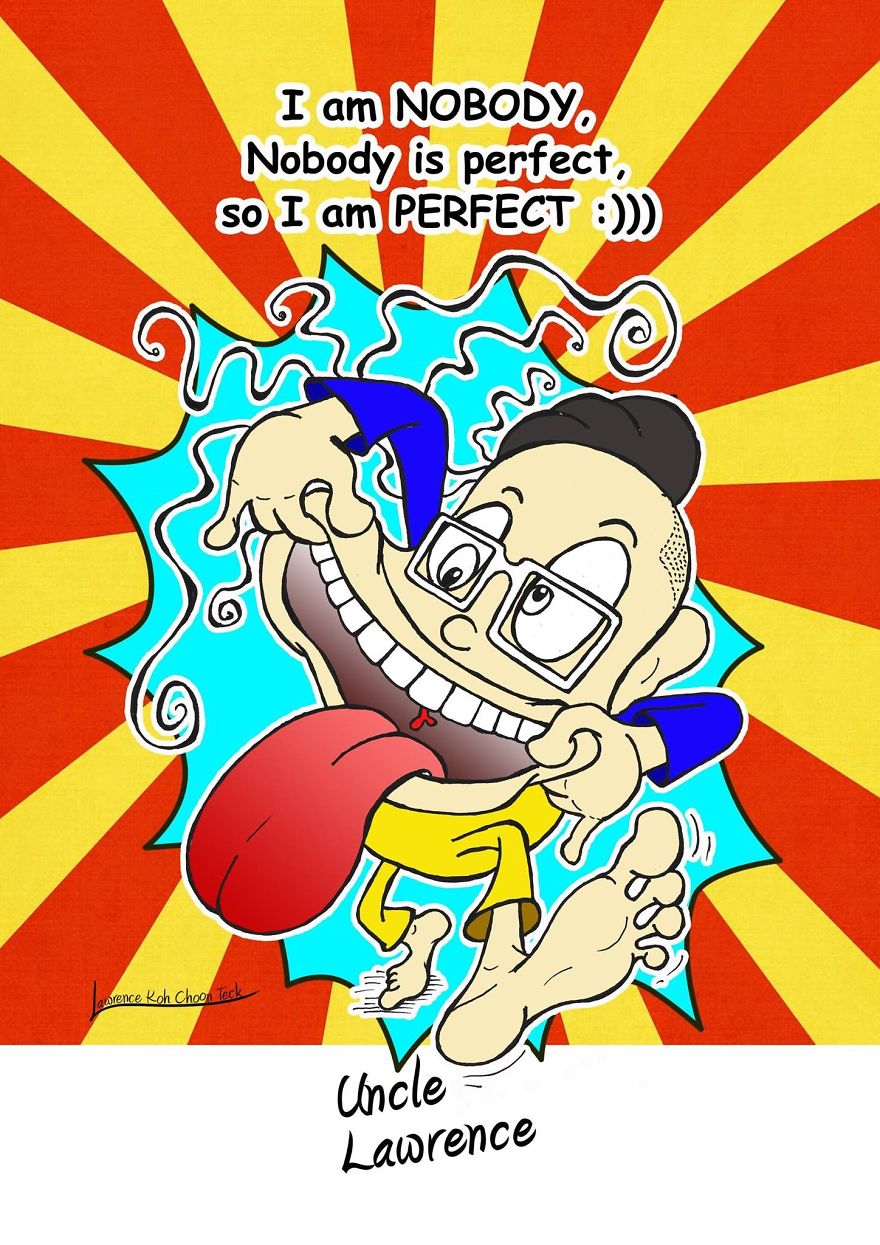 Completed A Family Comic Book "Uncle Lawrence" After 2 Years. Posted Most Of The Comics For Your Viewing Pleasure.