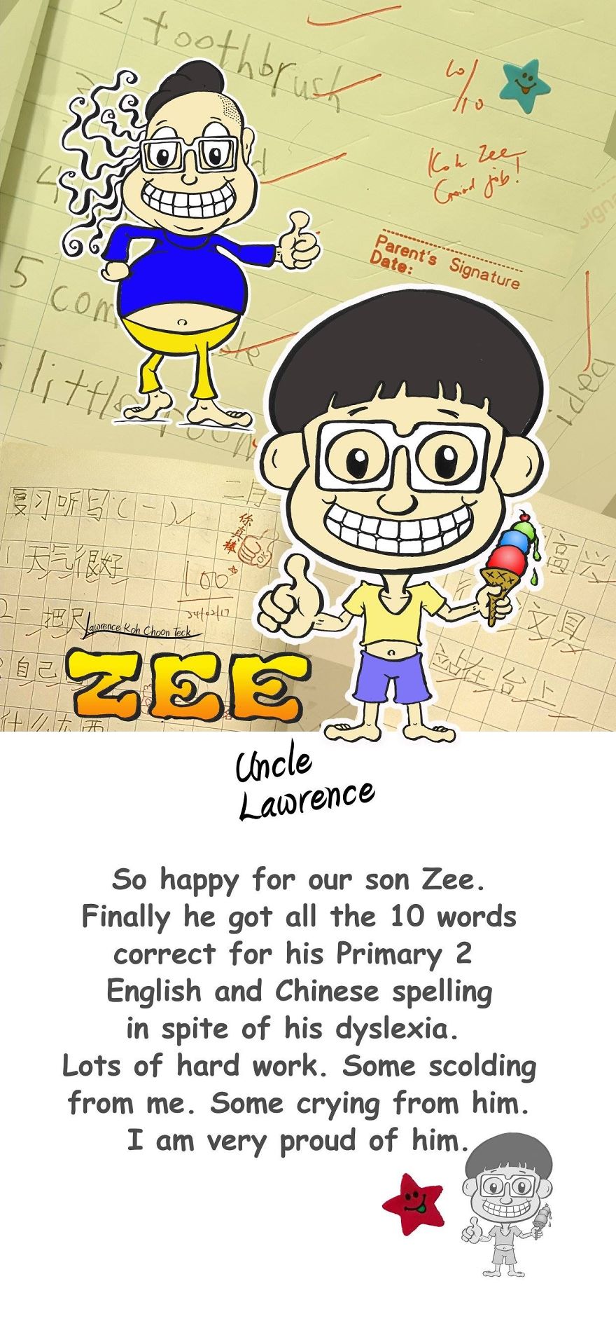 Completed A Family Comic Book "Uncle Lawrence" After 2 Years. Posted Most Of The Comics For Your Viewing Pleasure.