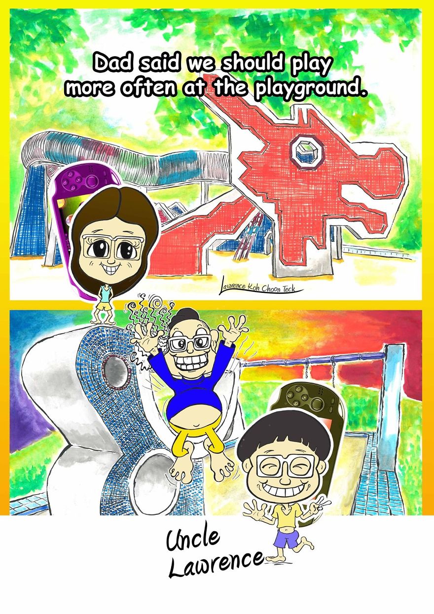 Completed A Family Comic Book "Uncle Lawrence" After 2 Years. Posted Most Of The Comics For Your Viewing Pleasure.