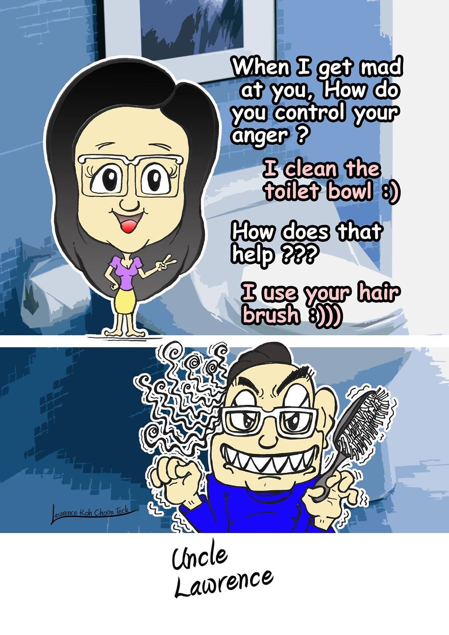 Completed A Family Comic Book "Uncle Lawrence" After 2 Years. Posted Most Of The Comics For Your Viewing Pleasure.