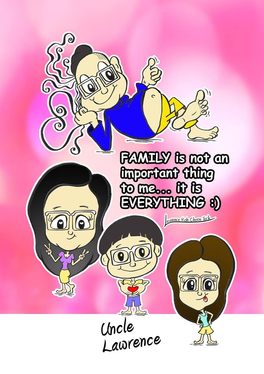 Completed A Family Comic Book "Uncle Lawrence" After 2 Years. Posted Most Of The Comics For Your Viewing Pleasure.