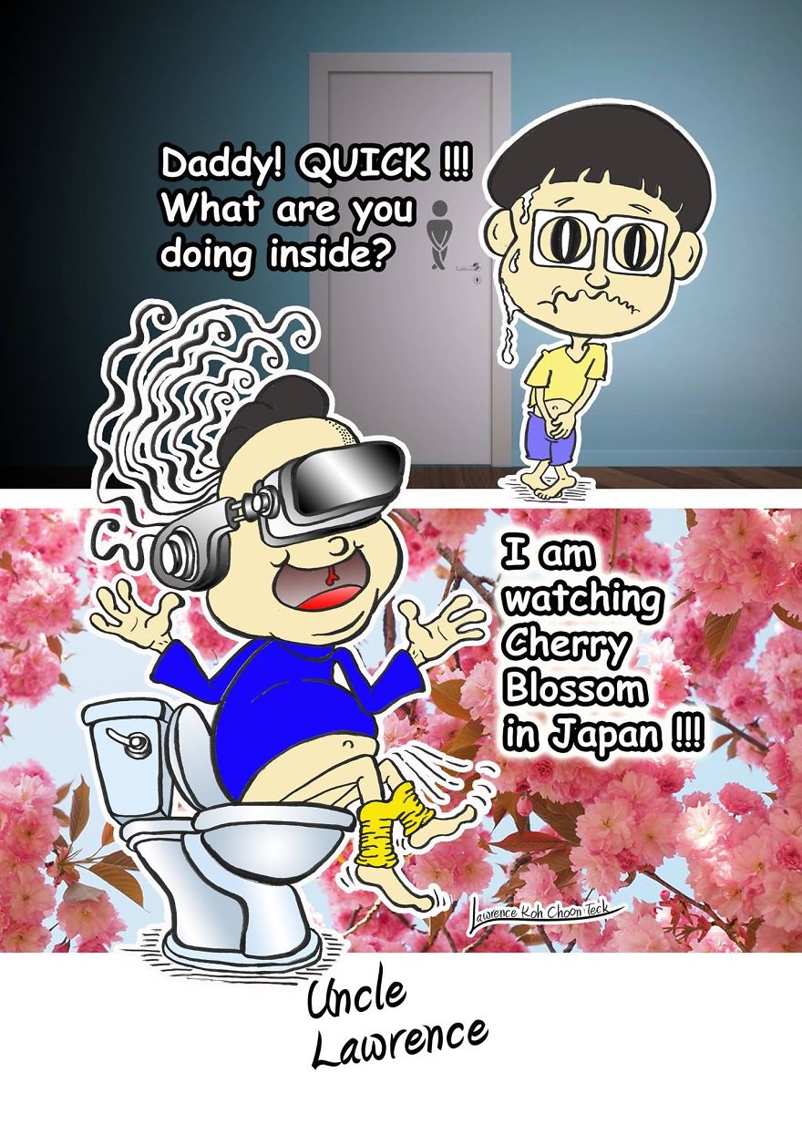 Completed A Family Comic Book "Uncle Lawrence" After 2 Years. Posted Most Of The Comics For Your Viewing Pleasure.