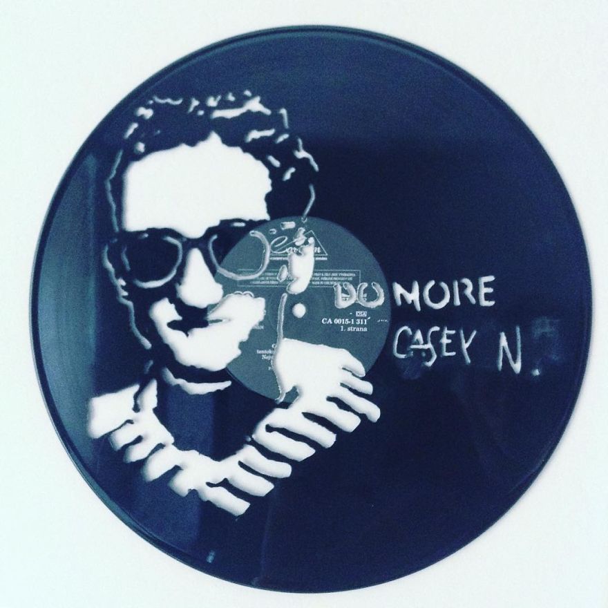 I Made Art From Old Vinyls