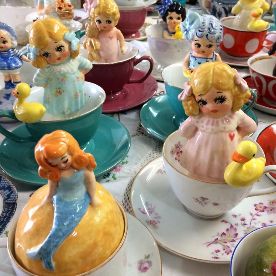 I Create Ceramic Dolls Inspired By Vintage Figurines