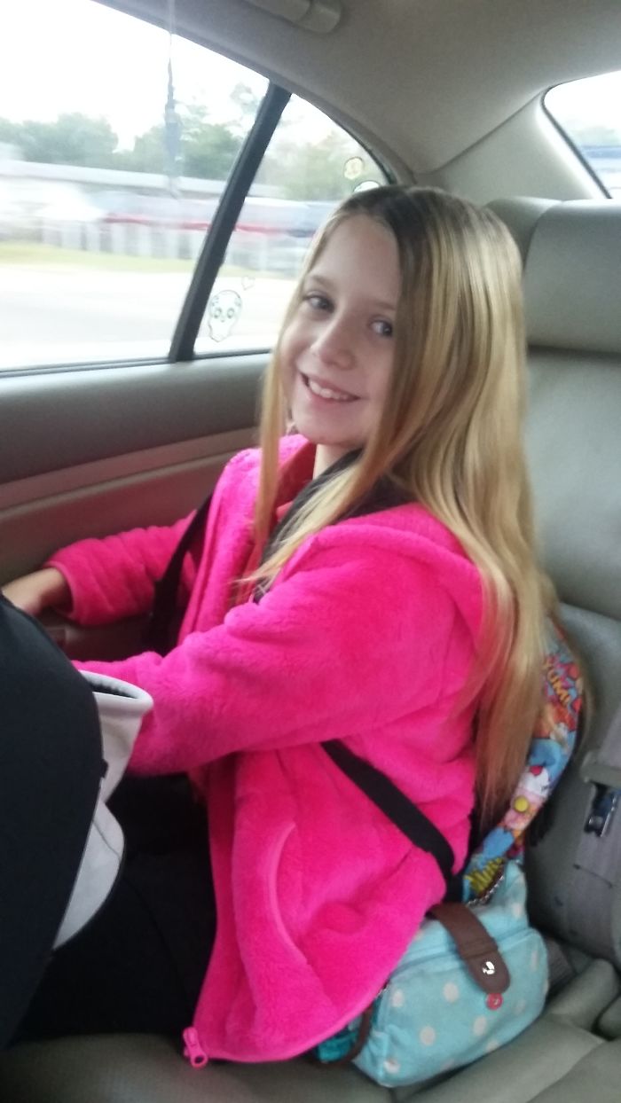 Hailey At 9 Looken Just Like Me In The Stripe Dress