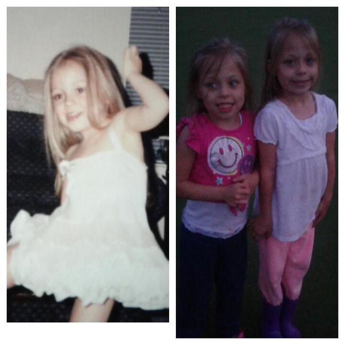 Me And Twin Daughters