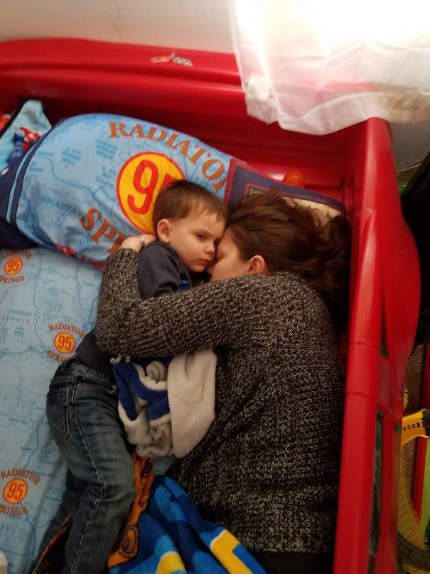 My Wife Went To Go Wake Our Son Up From A Nap, Walked In The This 10 Minutes Later.