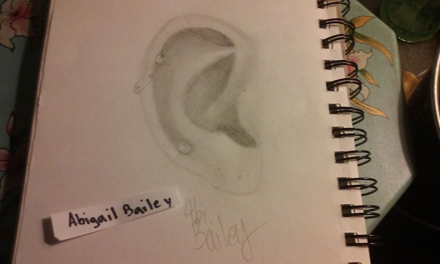 I'm 15 And I Draw Realistic Parts Of The Human Body