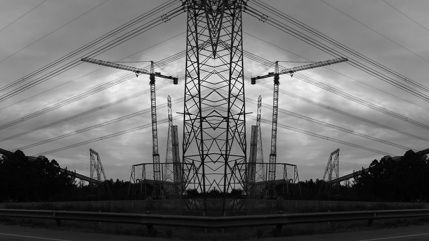 I Travel Across South Africa For Business And Enjoy Shooting And Editing Surreal-Symmetric Cell-Phonography