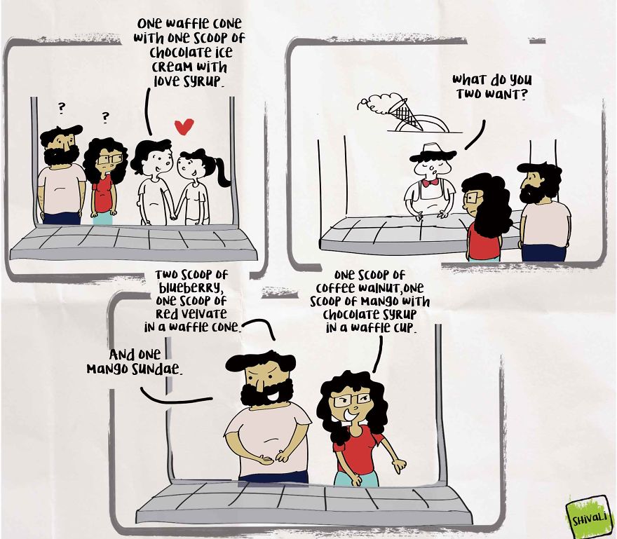 When Love Does Not Get In The Way Of Ice-cream!