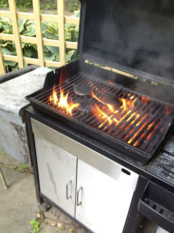 I Made A Bet With My Boyfriend That I Can Grill. I Am Failure