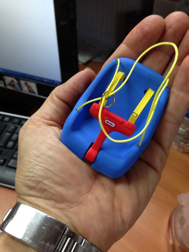 My Mother Bought A Swing Set From Amazon... She Said This One Cost $17 The Other One Was $22