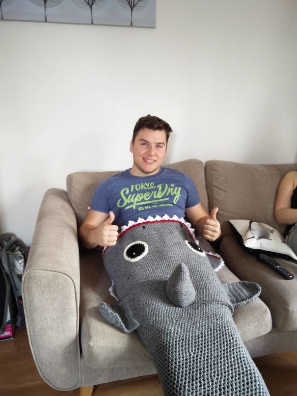 My Friends Girlfriends Mother Did Not Think Her Knitting Project Through Enough