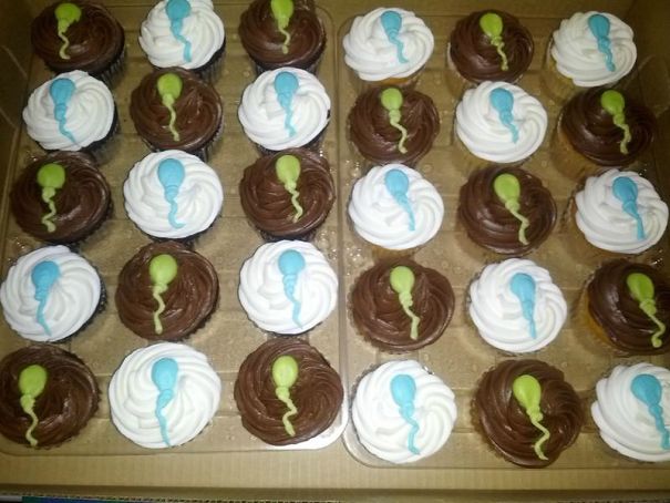 My Mother Bought These Cupcakes For My Father's 50th Birthday Party. They Are 'Balloons'