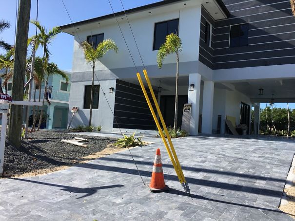 Beautiful Driveway. Sucks You Can't Use It