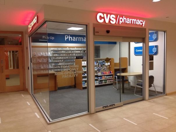 The Pharmacy Building At My University Has A Mock CVS Pharmacy To Train Students