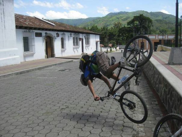 We Asked The Guide For Our Bicycle Tour If He Could Go Off The Curb