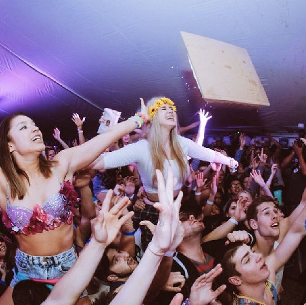 Getting Caked By Steve Aoki