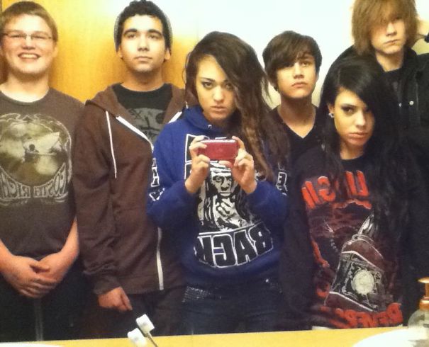 One Of These Things Is Not Like The Other. It's Tough Being Hardcore