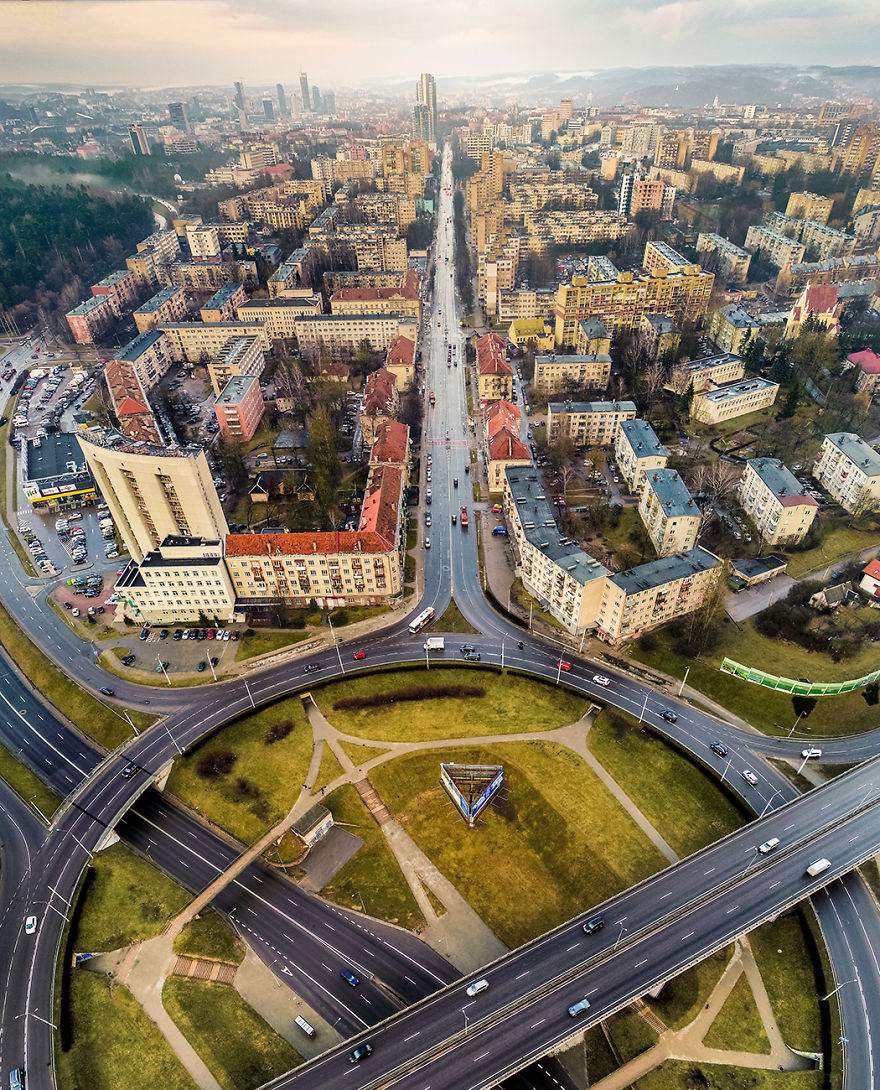 Savanorių Avenue Roundabout