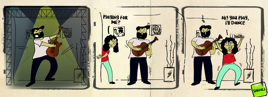 When I Hijack His Solo Jam Sessions. And He Doesn't Mind, Either!