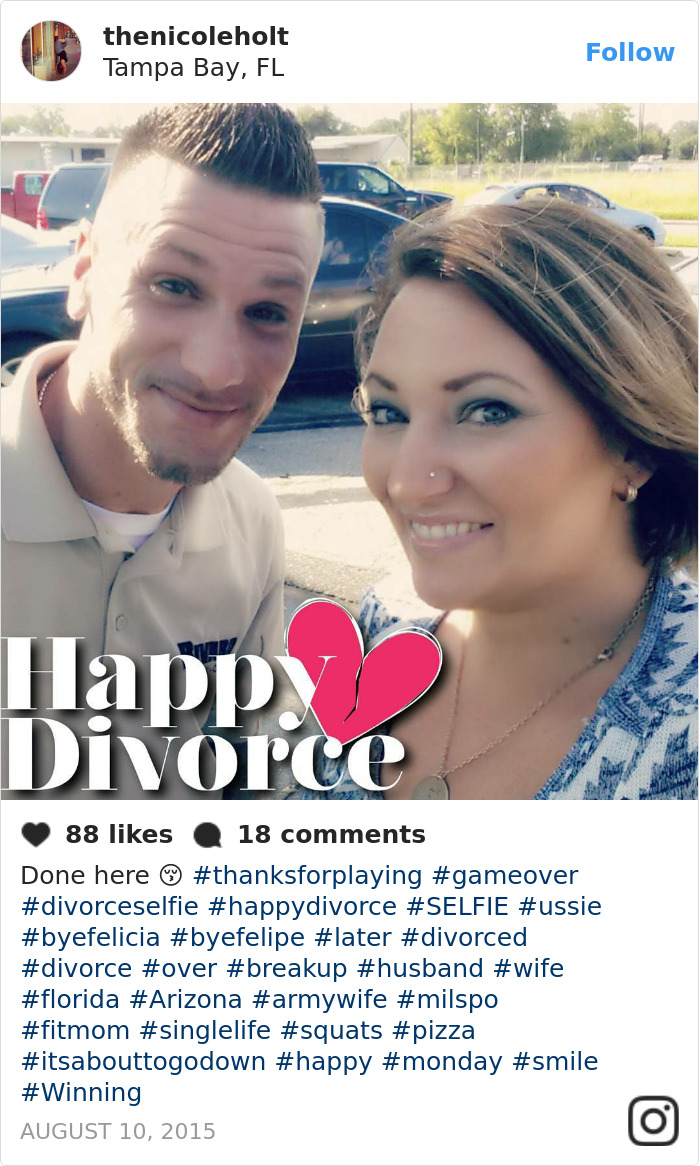 Divorce-selfies