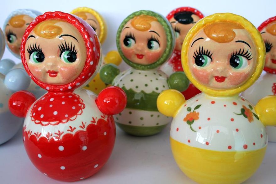 I Create Ceramic Dolls Inspired By Vintage Figurines