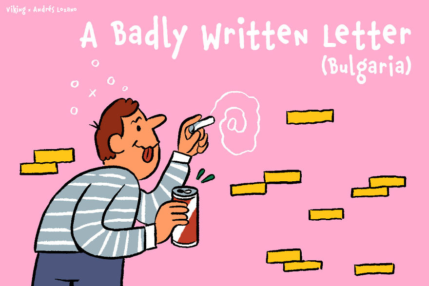 Cute Names For The @ Sign From Around The World, By Andres Lozano