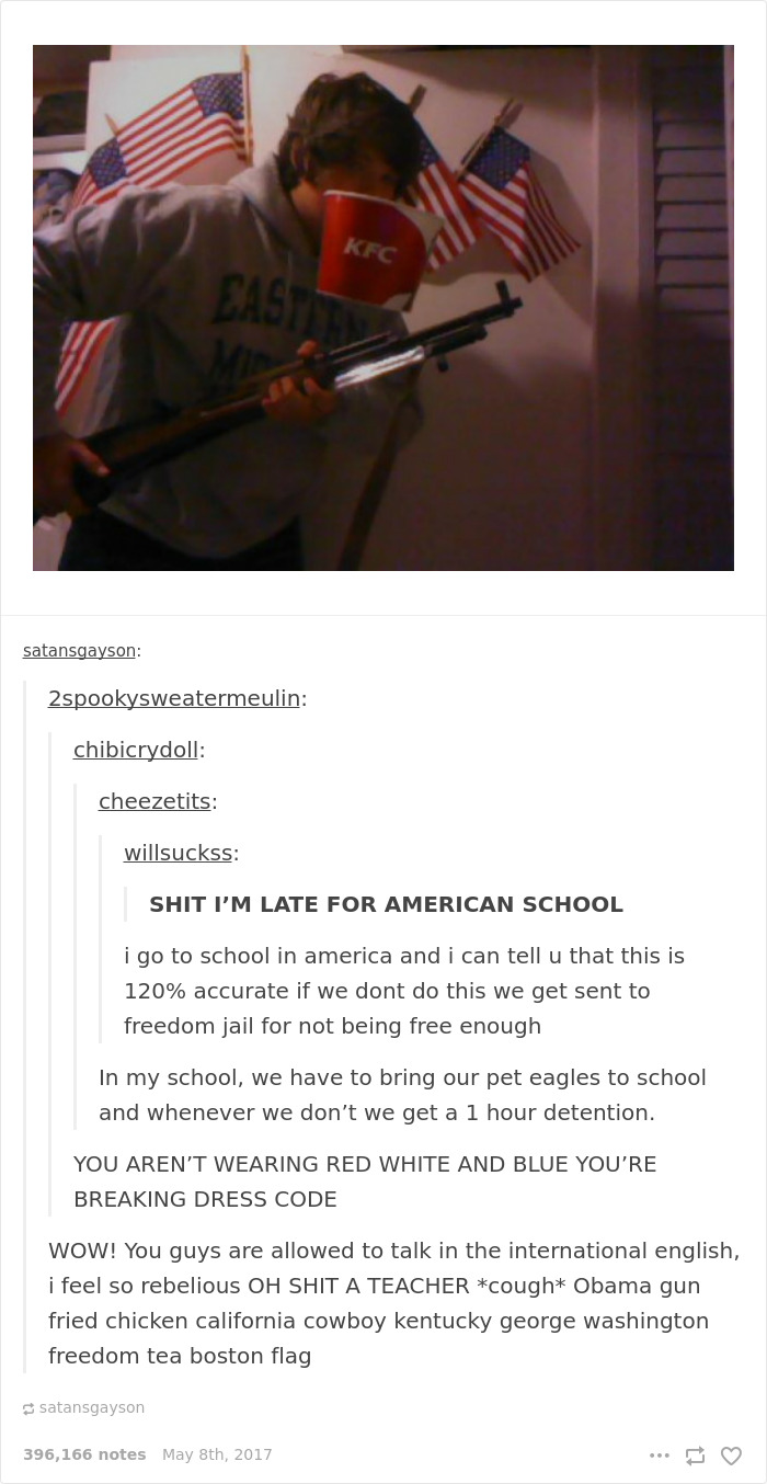 Mocking Americans Stereotypes