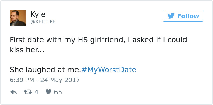Funny #myworstdate Tweets