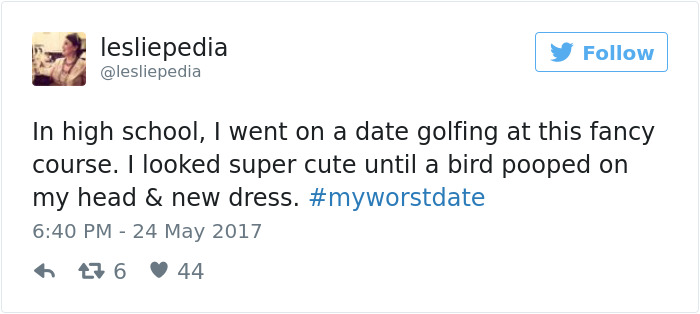 Funny #myworstdate Tweets