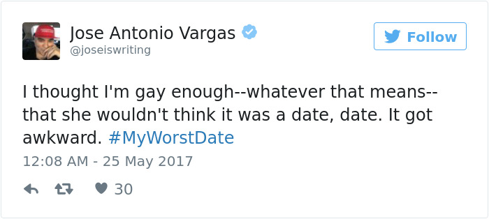 Funny #myworstdate Tweets