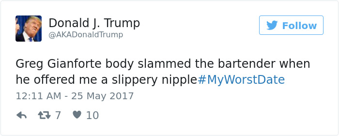 Funny #myworstdate Tweets