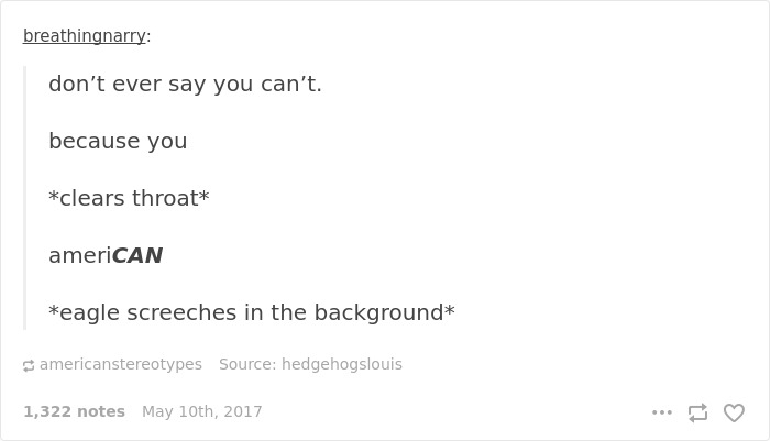 Mocking Americans Stereotypes