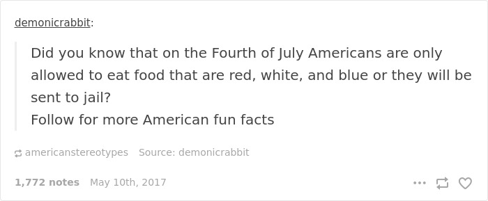 Mocking Americans Stereotypes