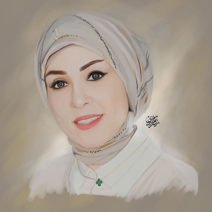 A Saudi Artist With Handicap Paints Wonderful Paintings