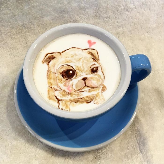 Artistic Barista From Korea Who Draws Art On Coffee.