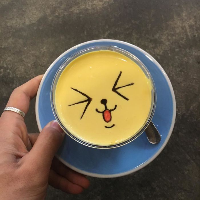Artistic Barista From Korea Who Draws Art On Coffee.