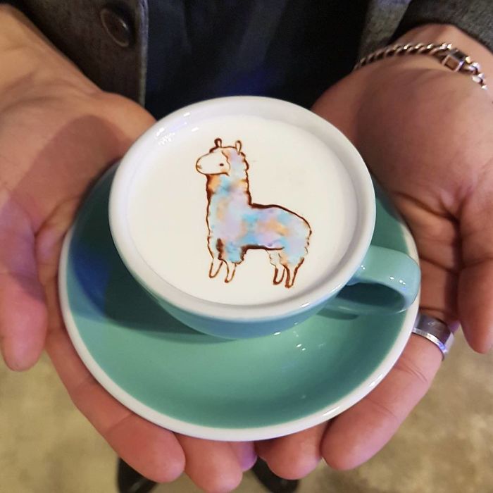 Artistic Barista From Korea Who Draws Art On Coffee.