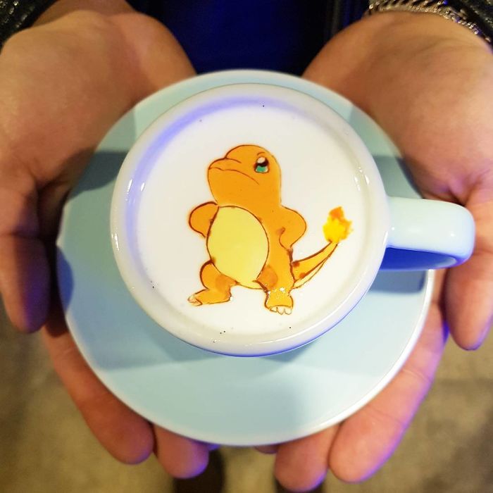 Artistic Barista From Korea Who Draws Art On Coffee.