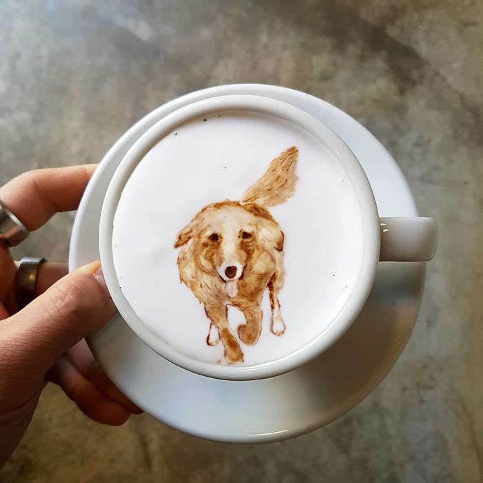 Artistic Barista From Korea Who Draws Art On Coffee.