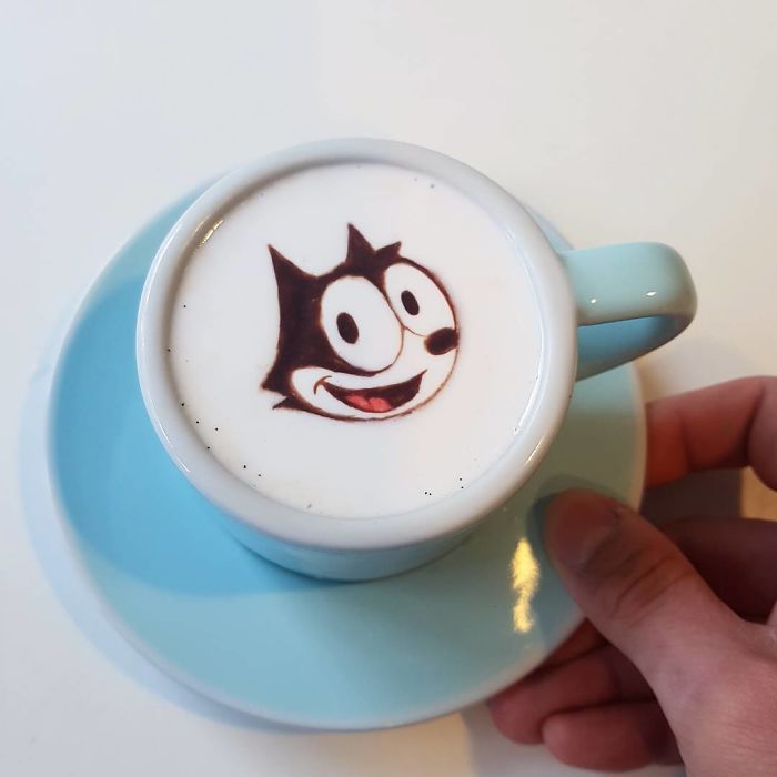 Artistic Barista From Korea Who Draws Art On Coffee.
