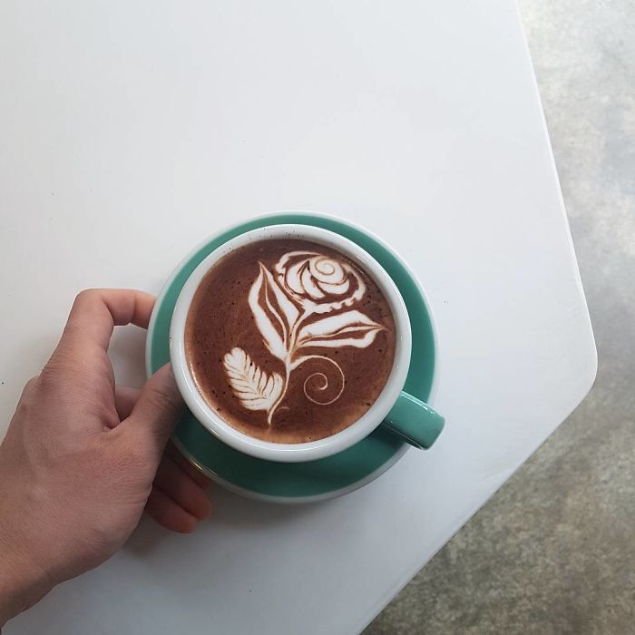 Artistic Barista From Korea Who Draws Art On Coffee.