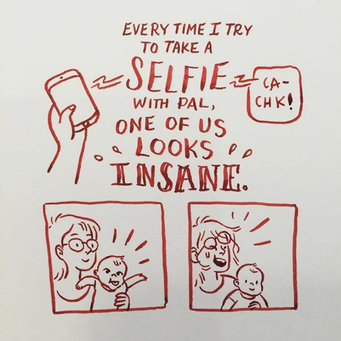 Someday I Will Have A Cute Photo Of Us Both At The Same Time. Maybe.