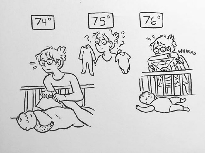 The Baby's Sleeping Temperature Is Never Okay With Me.