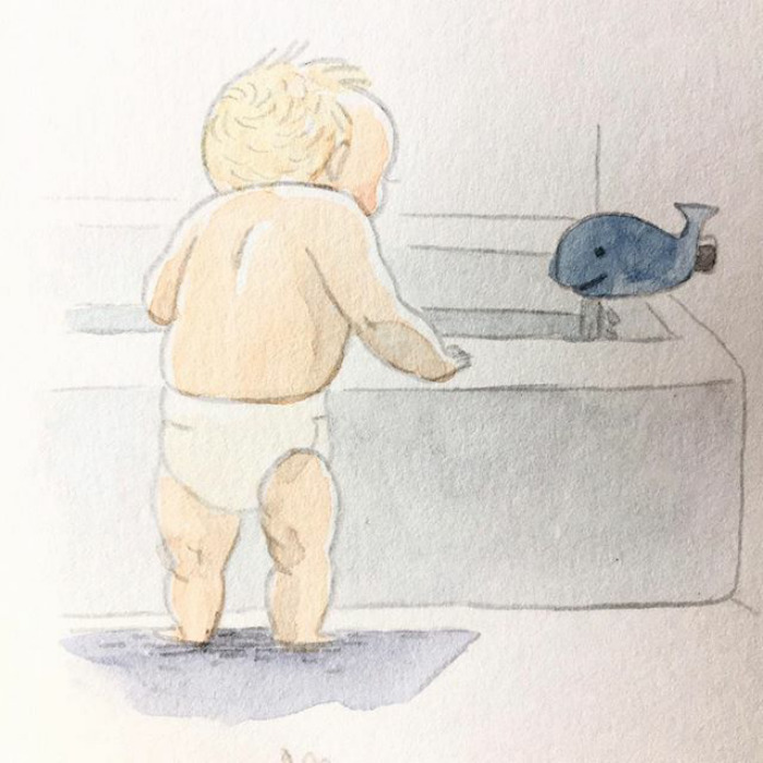 Bathtub Contemplation.