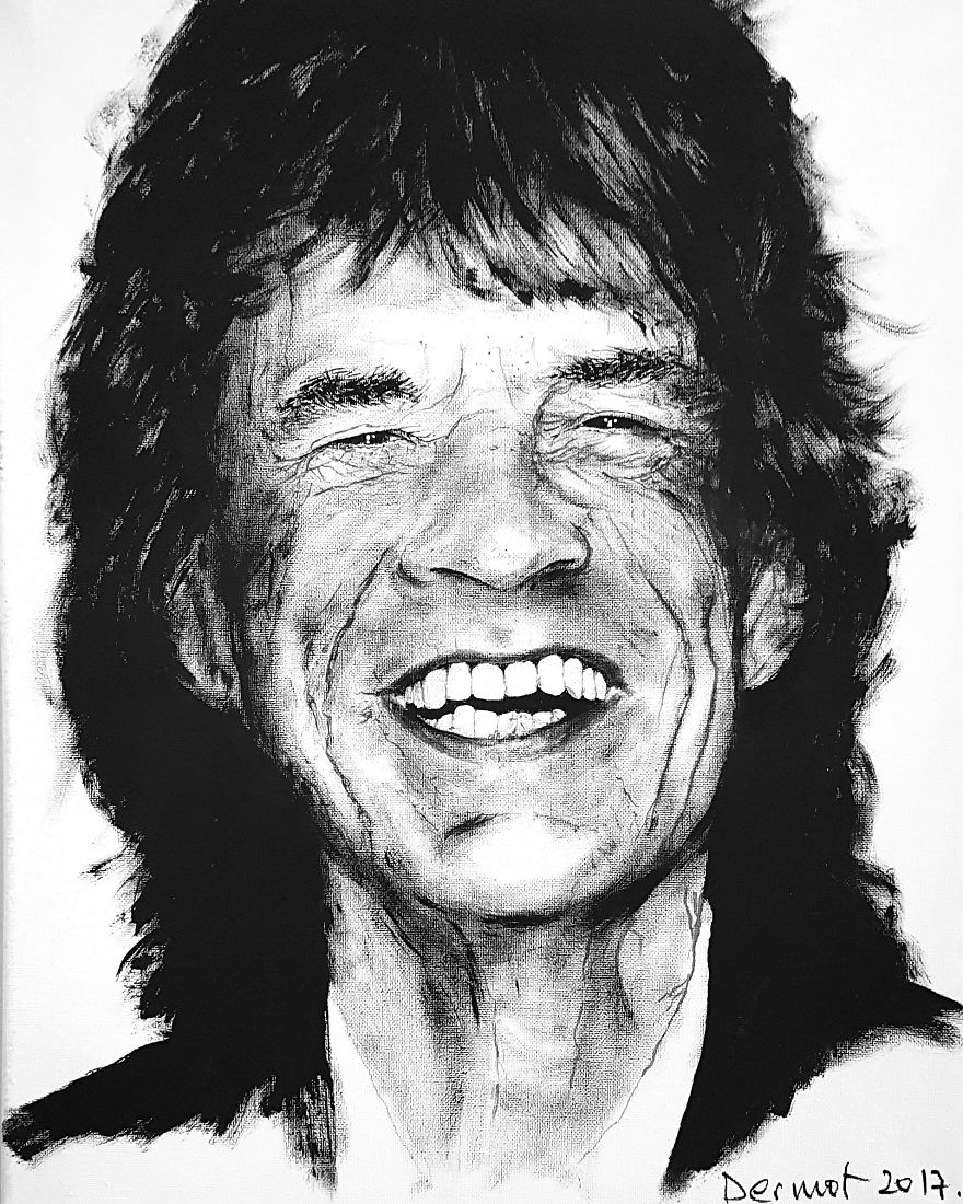 Black And White Celebrity Art Black And White Celebrity Art