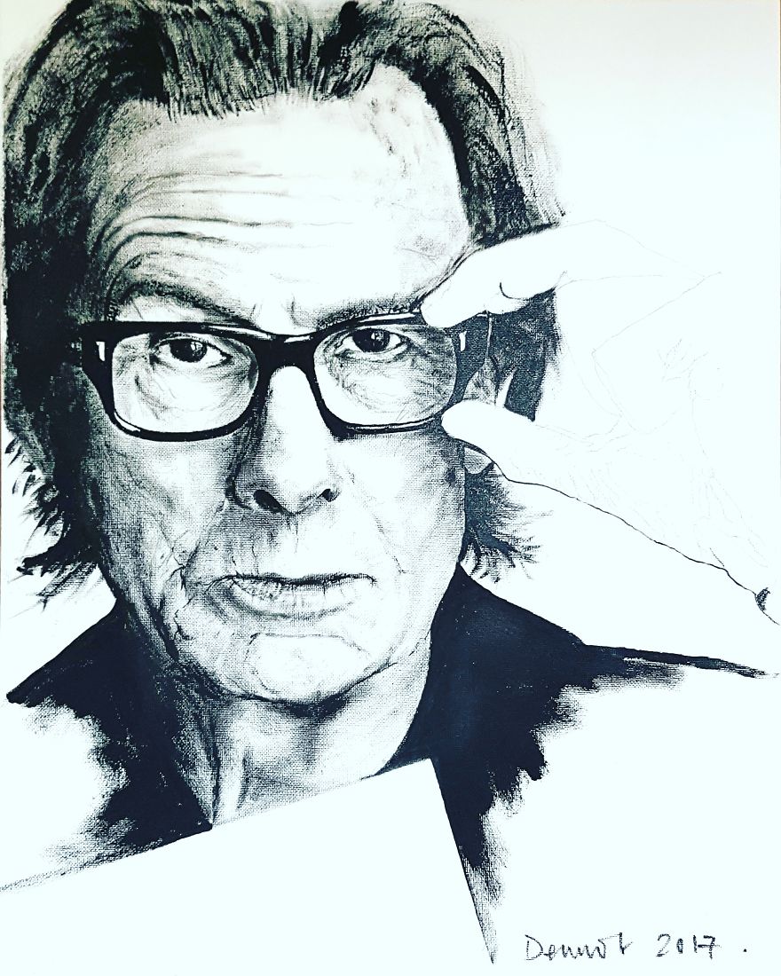 Black And White Celebrity Art Black And White Celebrity Art