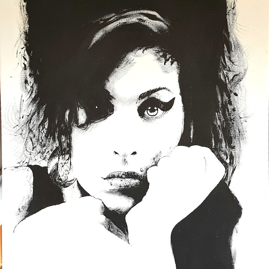 Black And White Celebrity Art Black And White Celebrity Art
