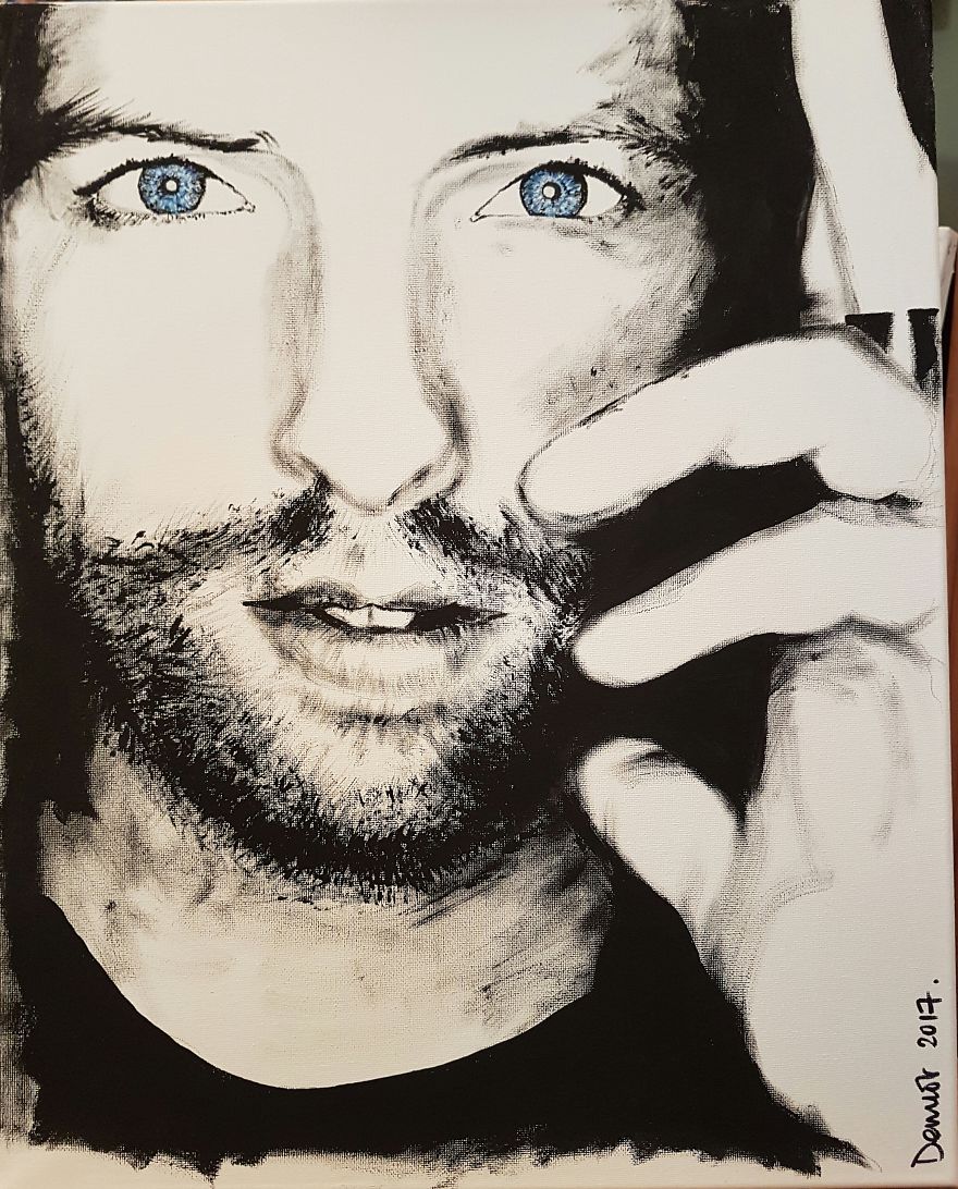 Black And White Celebrity Art Black And White Celebrity Art